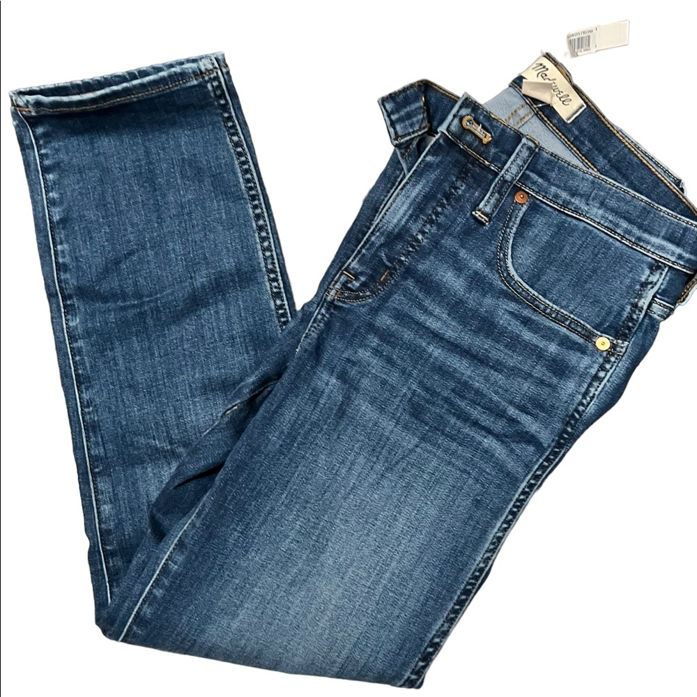 Madewell Mid Rise Stovepipe Jeans NWT size 28